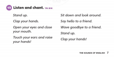 Unit 0 Getting Started Lesson The Sound of English trang 7