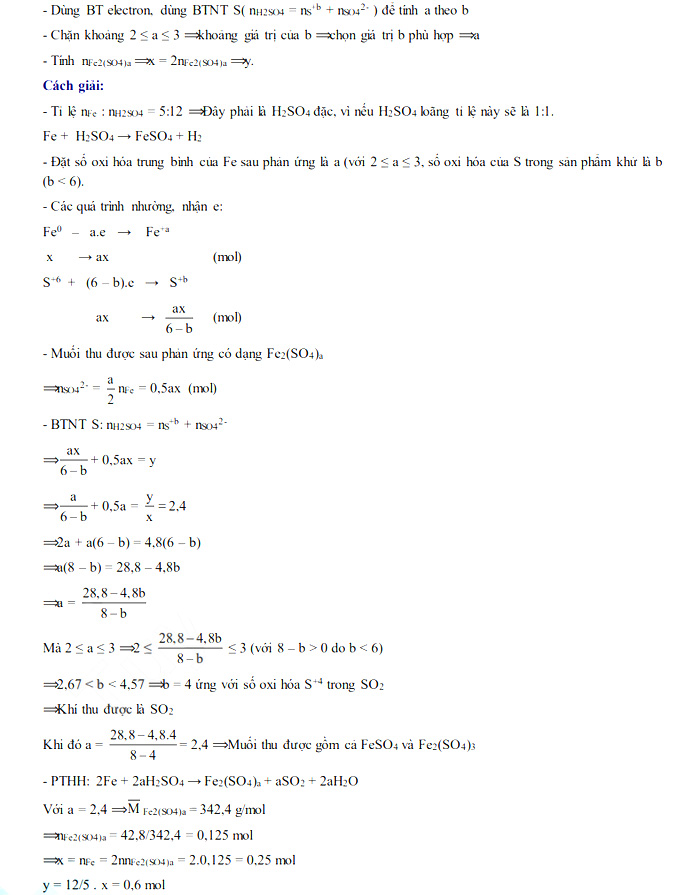 Đáp án đề thi vào lớp 10 môn Hóa chuyên Hà Tĩnh 2021