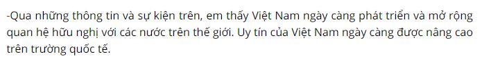 Qua quan sát ảnh và đọc các thông tin, sự kiện trên, em có suy nghĩ gì về tình hữu nghị