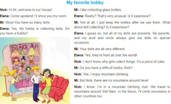 Tiếng Anh 7 Unit 1 Getting Started