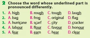 Review 1 lớp 7: Language