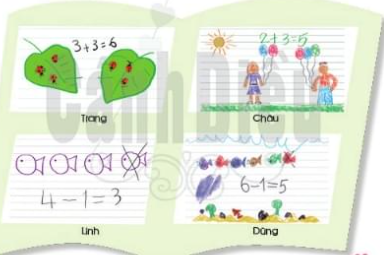 Giải Toán lớp 1 Bài 37 sách Cánh Diều