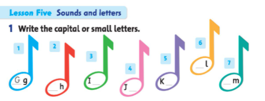 Giải Tiếng Anh lớp 2 Unit Starter: Hello! - Lesson 5 SBT