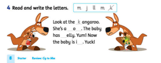 Giải Tiếng Anh lớp 2 Unit Starter: Hello! - Lesson 5 SBT