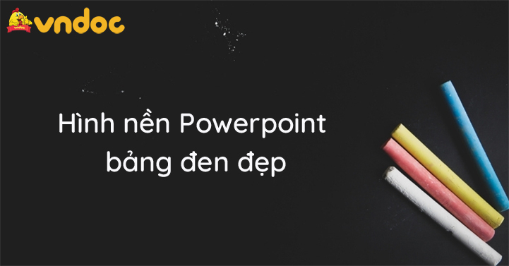 Hình nền Powerpoint bảng đen - VnDoc.com