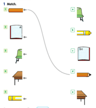 Giải Tiếng Anh lớp 1 Unit 2: What’s this? - Lesson 1 SBT