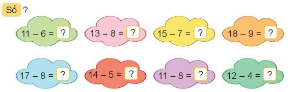 Bài 1 trang 46 Toán lớp 2 tập 1 SGK Kết nối tri thức với cuộc sống