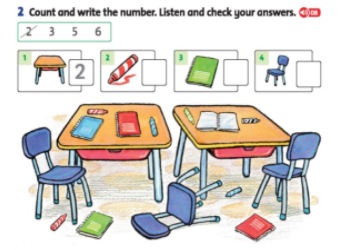 Giải Tiếng Anh lớp 1 Unit 2: What’s this? - Lesson 4 SBT
