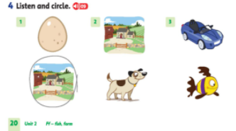 Giải Tiếng Anh lớp 1 Unit 2: What’s this? - Lesson 5 SBT