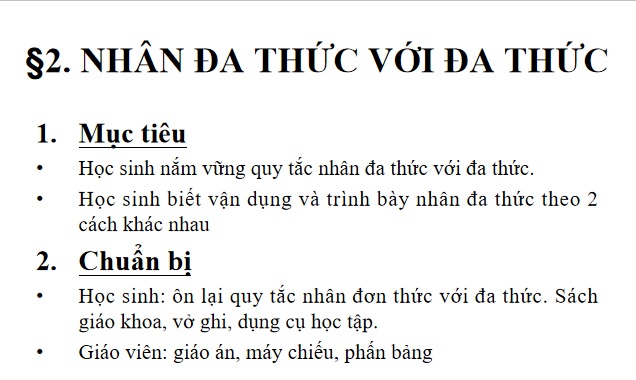 Nhân đa thức với đa thức