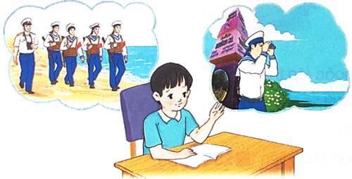 Thư gửi bố ngoài đảo - Luyện tập