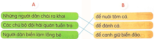 Thư gửi bố ngoài đảo - Luyện tập