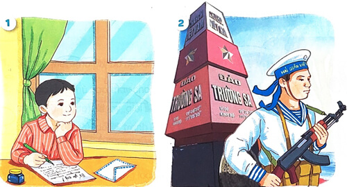 Thư gửi bố ngoài đảo - Phần đọc