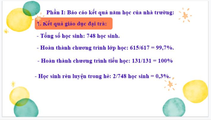 PowerPoint họp phụ huynh cuối kì 1