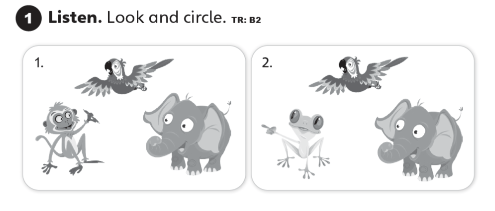 Giải Tiếng Anh lớp 2 Unit 0 trang 2 3 SBT