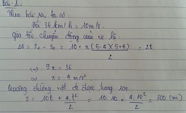 Chuyển động thẳng biến đổi đều