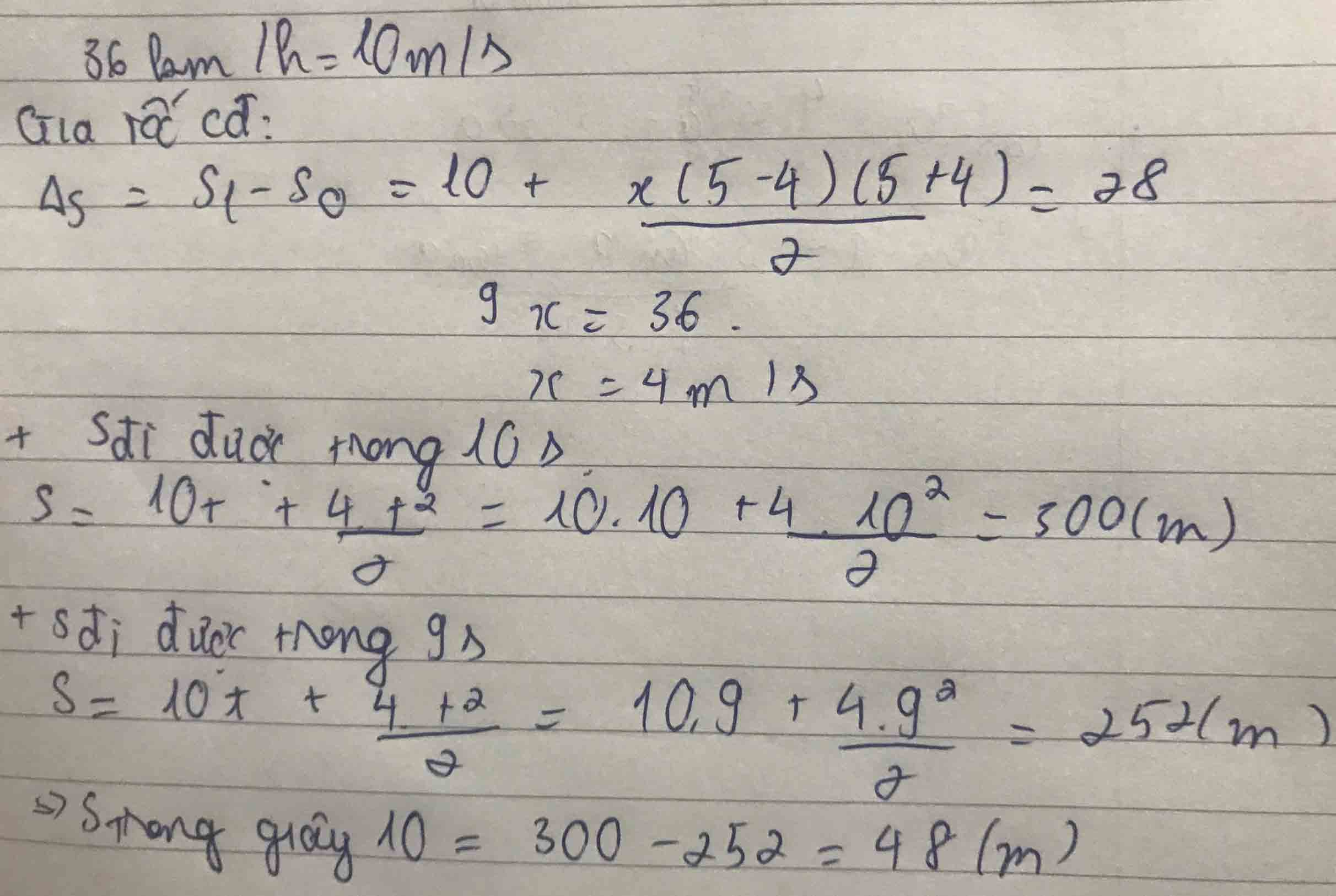 Chuyển động thẳng biến đổi đều