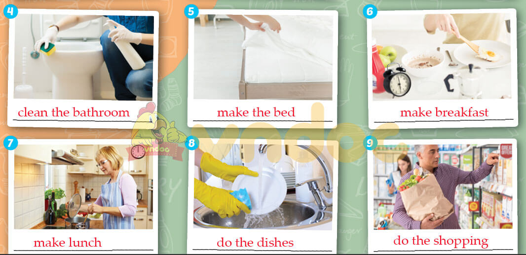 Sách bài tập tiếng Anh lớp 6 Unit 1 Lesson 2