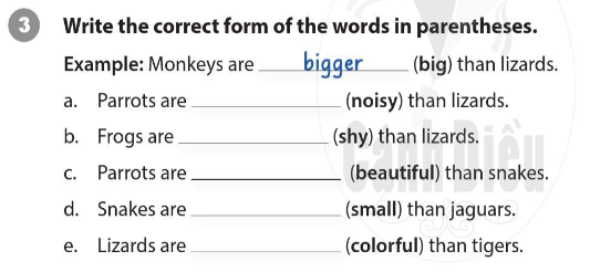 Soạn Anh 6 Unit 2 Worksheet SGK