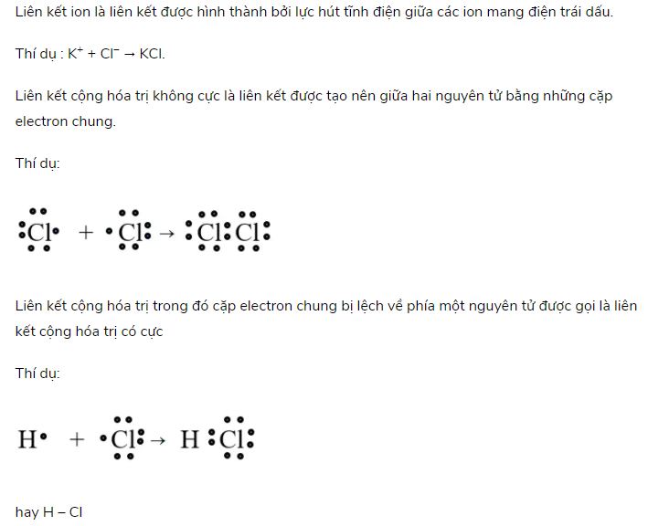 Thế nào là liên kết ion?