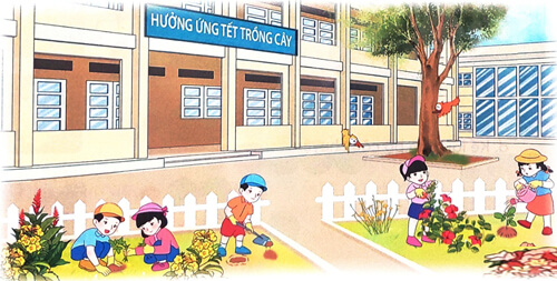 Bài 4: Cây và hoa bên lăng Bác