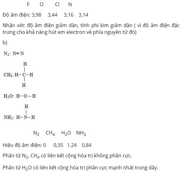 Xét tính phi kim thay đổi của dãy nguyên tố