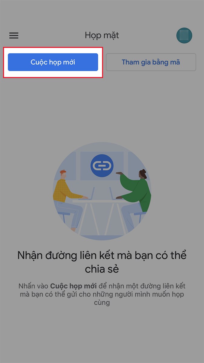 Cách sử dụng Google Meet trên điện thoai