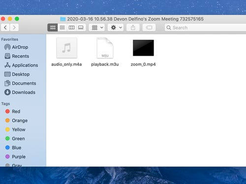 Cách tìm lại bản ghi của Zoom sau buổi học