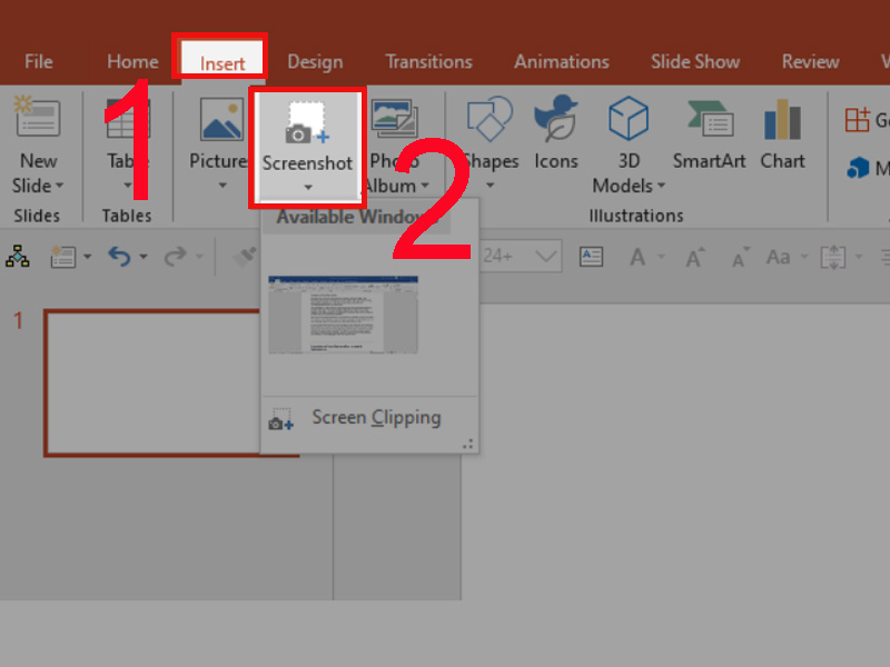 Chụp toàn màn hình Cách chụp, quay màn hình bằng PowerPoint