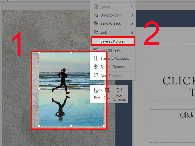 Lưu hình ảnh Cách chụp, quay màn hình bằng PowerPoint