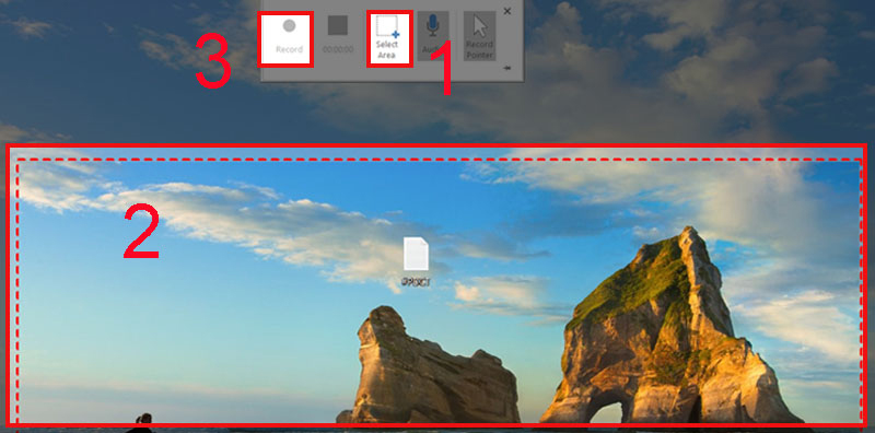 Quay màn hình Cách chụp, quay màn hình bằng PowerPoint