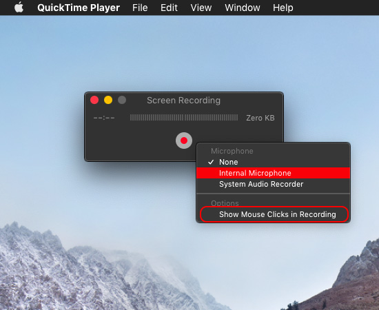 Ngoài ra, phần mềm còn có tùy chọn Cách quay màn hình Macbook có tiếng đơn giản với phần mềm QuickTime