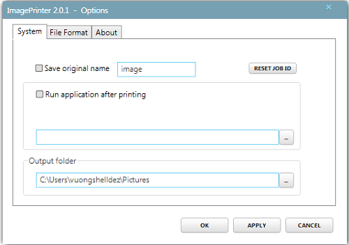 Virtual Image Printer Driver