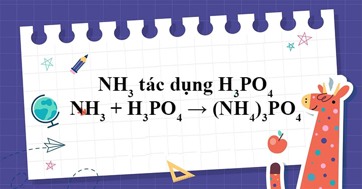 NH3 + H3PO4 → (NH4)3PO4 - VnDoc.com