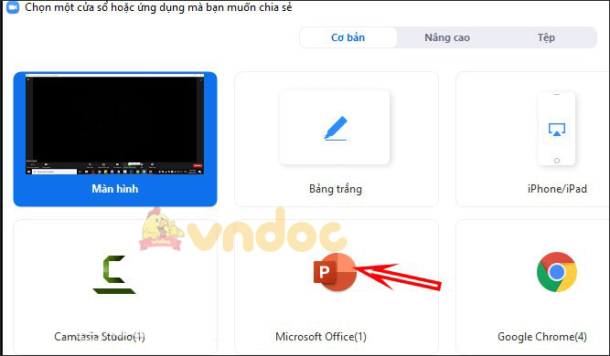 Cách chiếu slide PowerPoint lên Zoom