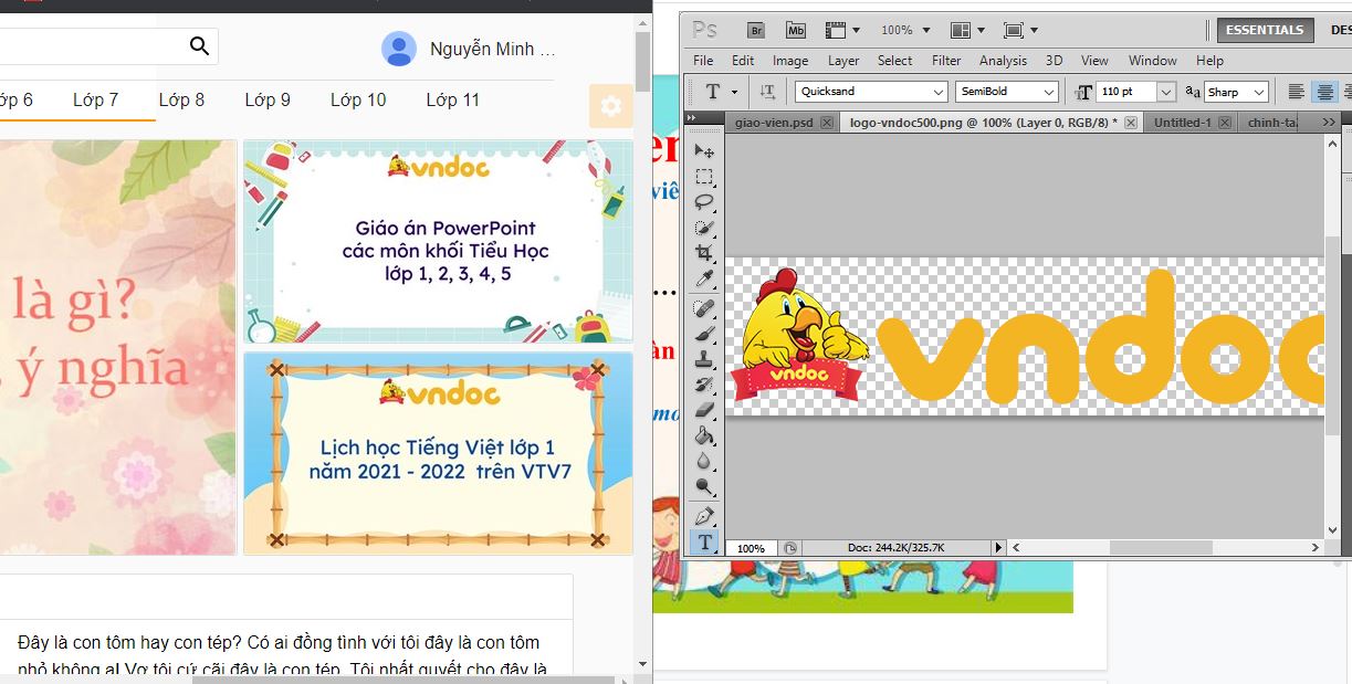 Chia đôi màn hình máy tính