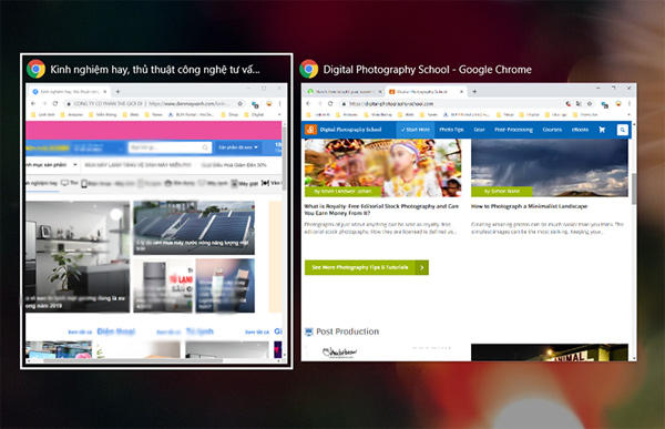 Chia đôi màn hình máy tính