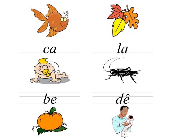 Bài tập đánh vần cho học sinh lớp 1