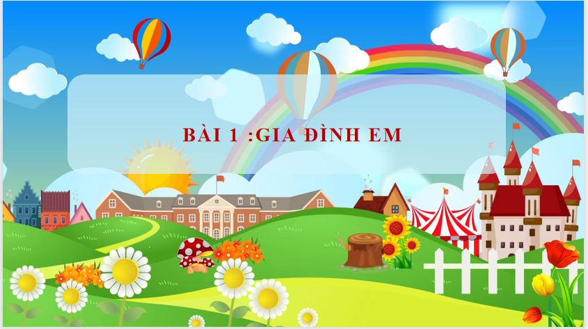 Giáo án PowerPoint Tự nhiên xã hội lớp 1