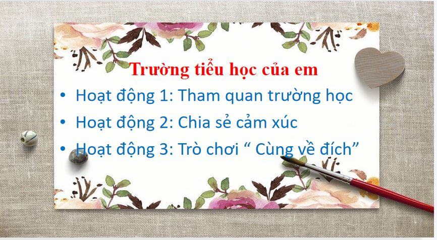 Giáo án PowerPoint Hoạt động trải nghiệm lớp 1
