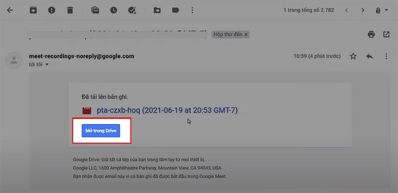 Ghi lại cuôc họp trên Meet