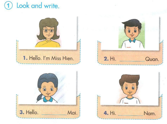 Giải SBT Tiếng Anh 3 Unit 1: Hello