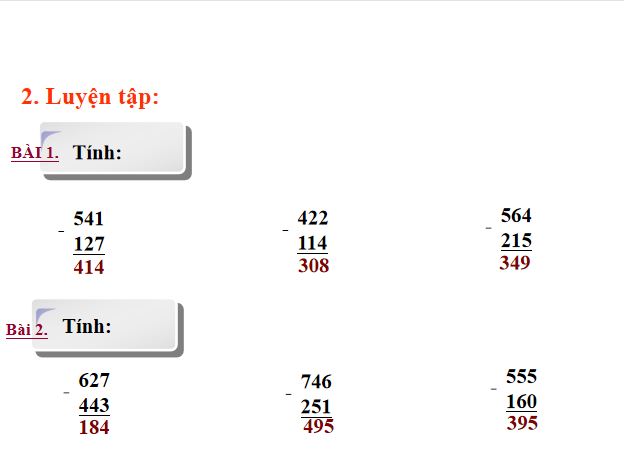 Bài giảng điện tử lớp 3
