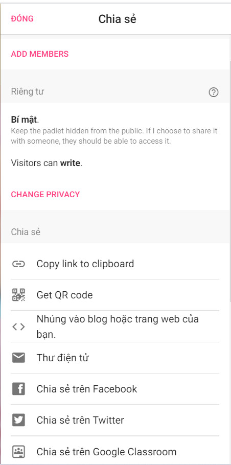 Hướng dẫn sử dụng Padlet từ A-Z