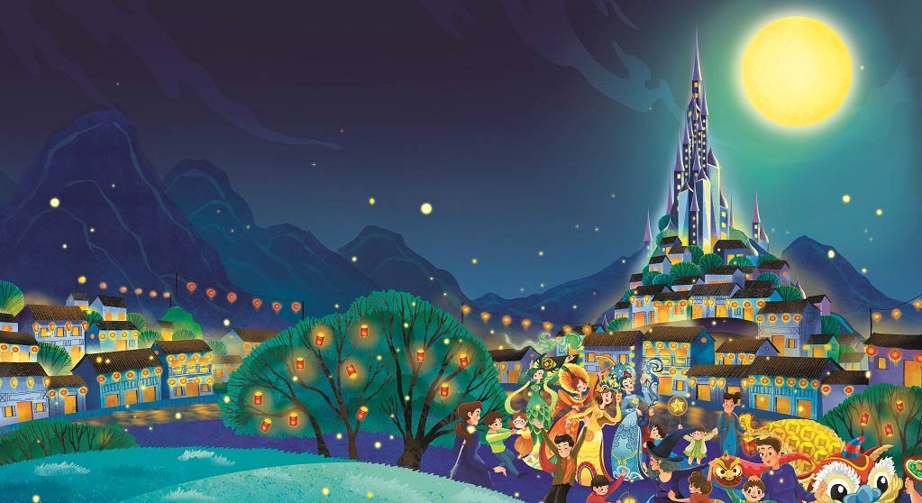 Mẫu phông Tết Trung thu 2021 đẹp nhất