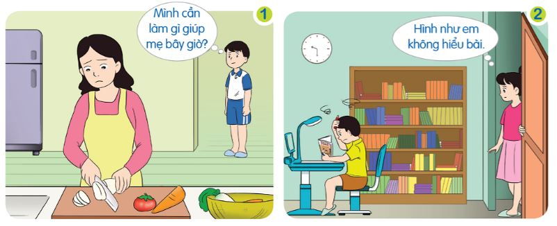 Review 2 lớp 6 Quan tâm đến người thân trang