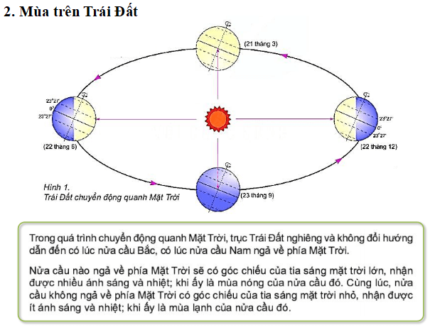 Bài giảng môn Địa lý lớp 6