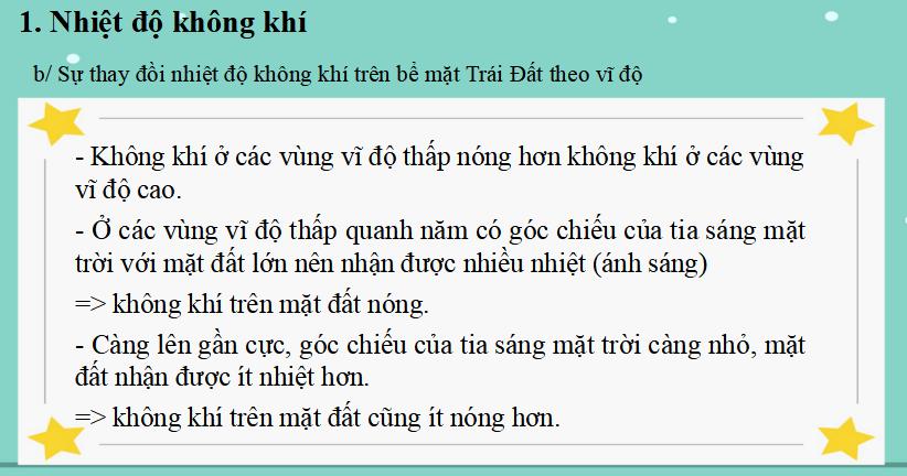 bài giảng địa lý lớp 6