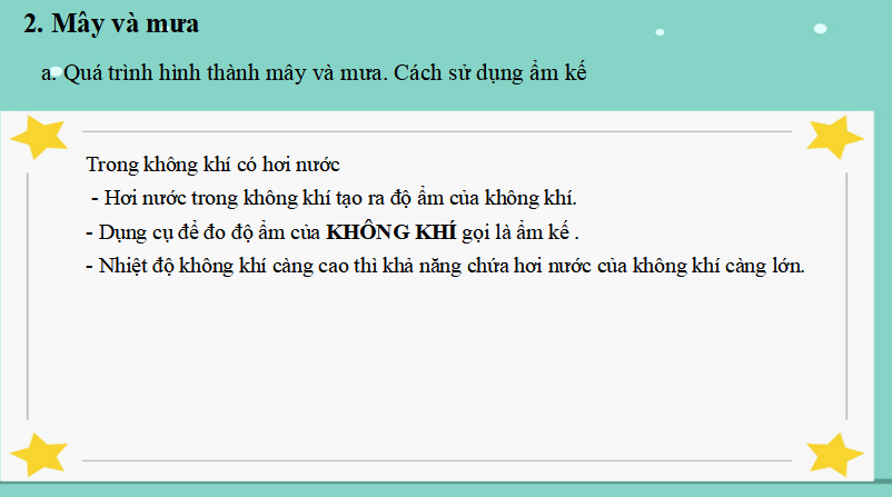 bài giảng địa lý lớp 6