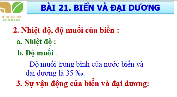 Bài giảng địa lý lớp 6